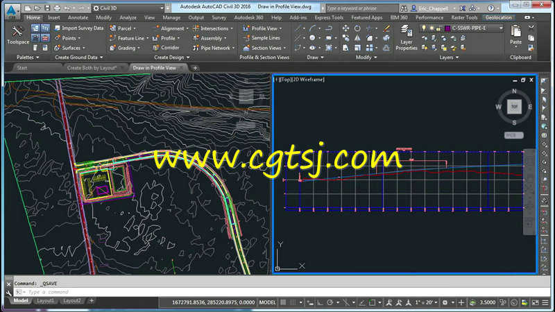 Civil 3D管道结构系统设计训练视频教程的图片3