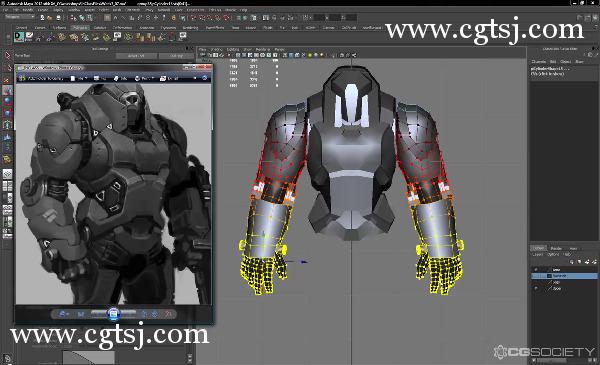 ZBrush钢铁侠机甲战士制作视频教程的图片1