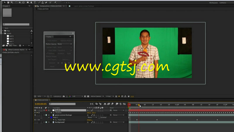 AE绿屏抠像视频制作技巧视频教程的图片3