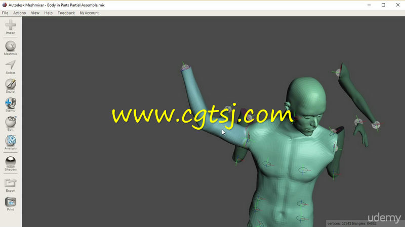 Meshmixer3D打印级雕刻技术训练视频教程的图片2