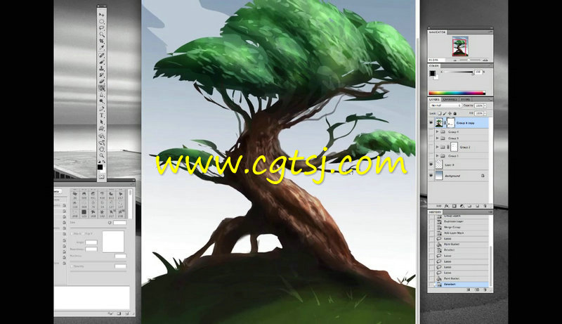 自然环境插画绘画技法视频教程的图片4