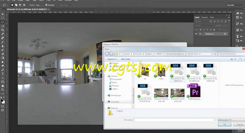 C4D摄像机跟踪技术训练视频教程的图片3