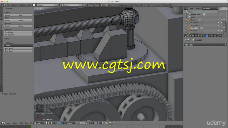 Blender三维建模与骨骼套索训练视频教程的图片2