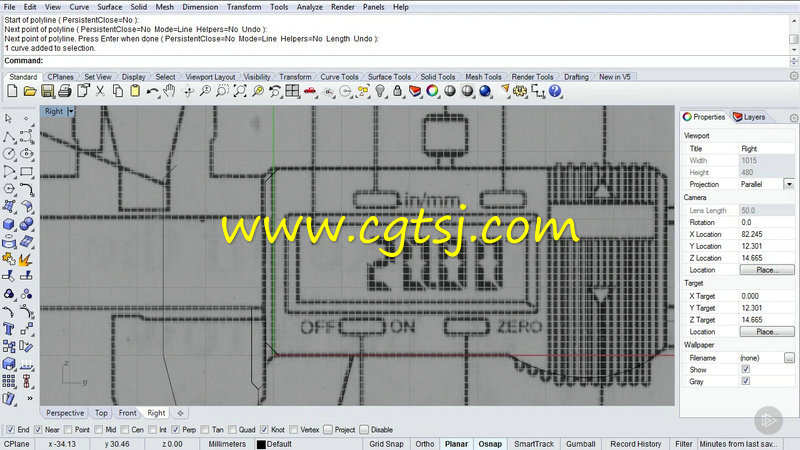 Rhino精准测量工具建模制作视频教程的图片2