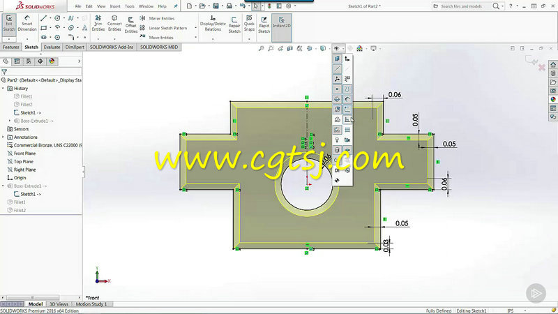 SOLIDWORKS模塑部件设计训练视频教程的图片3