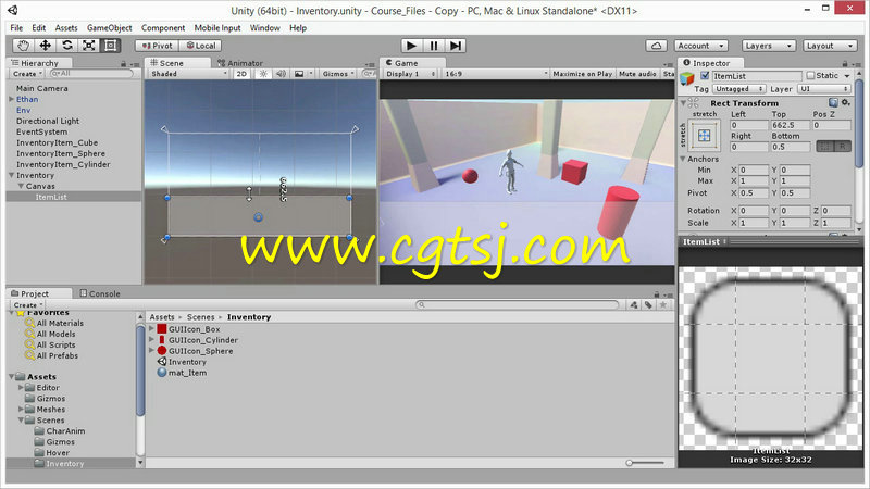 Unity 5中C#语言脚本游戏制作视频教程第三季的图片3