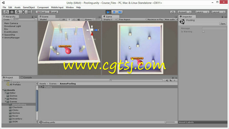 Unity 5中C#语言脚本游戏制作视频教程第四季的图片3
