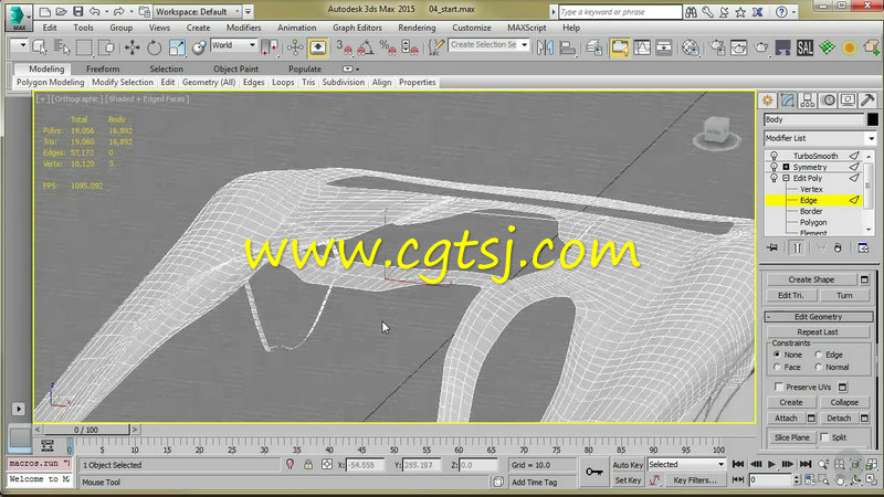 3dsmax高性能跑车建模训练视频教程的图片3