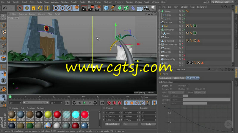 C4D与AE影视片头包装动画实例训练视频教程的图片4