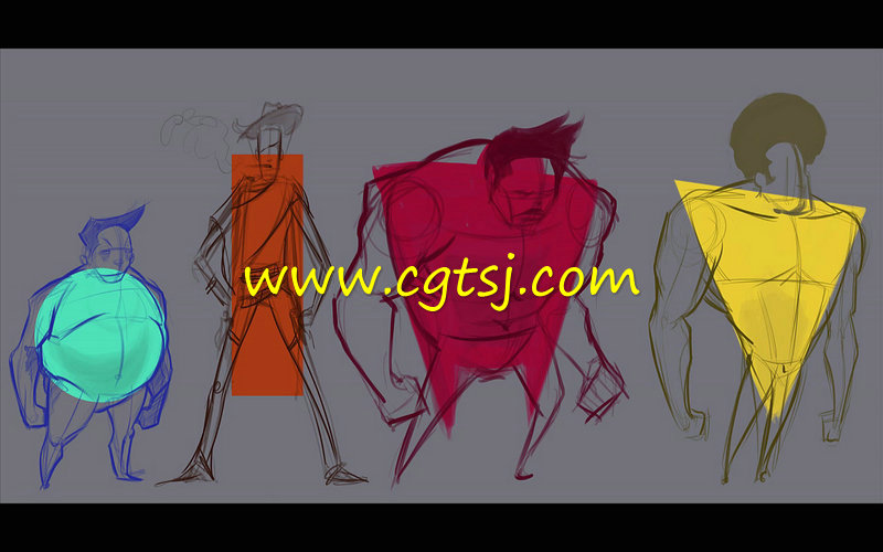 个性武士角色概念艺术绘画视频教程的图片1