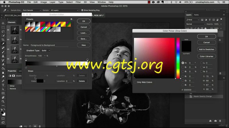 PS黑白摄影艺术后期处理视频教程的图片3