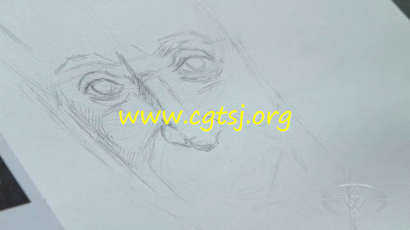影视级铅笔插画绘画训练视频教程的图片3