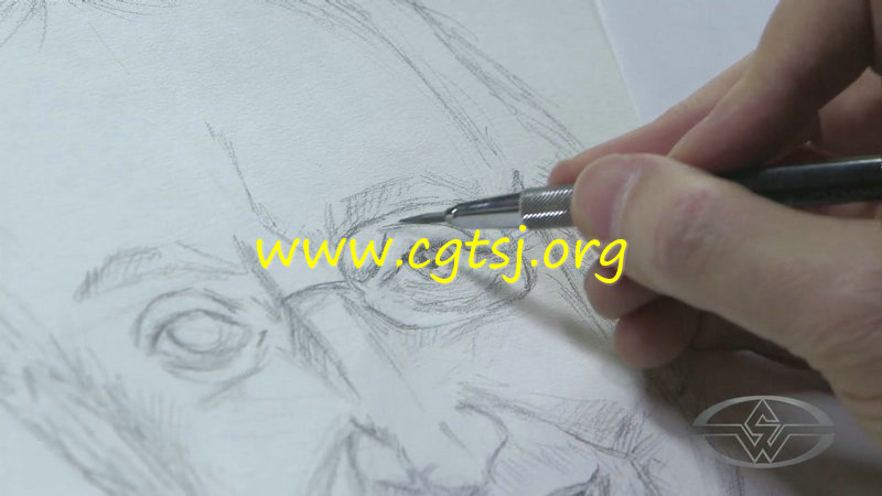 影视级铅笔插画绘画训练视频教程的图片4