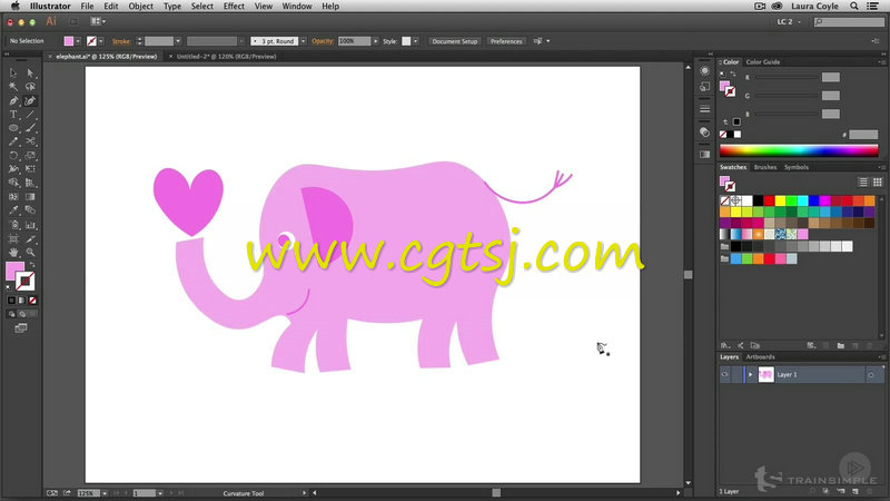 Illustrator曲线工具使用技巧视频教程的图片2