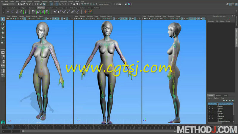 Maya与Mudbox超精细人物建模视频教程的图片2