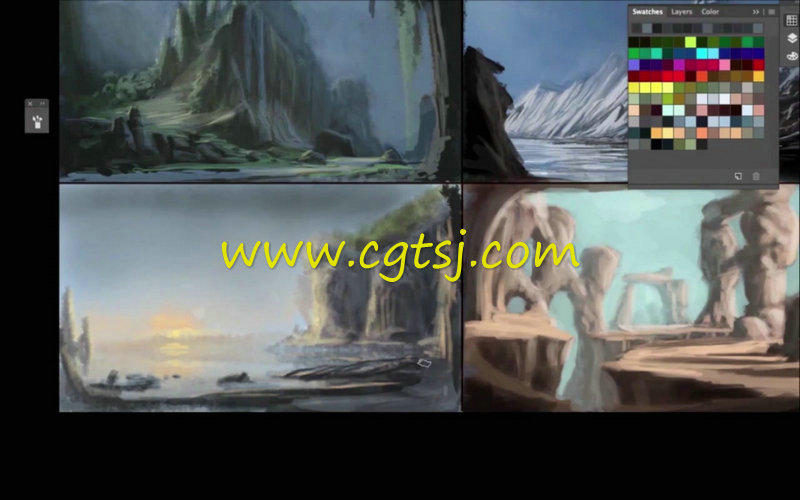 电影游戏概念艺术景观环境视频教程的图片1