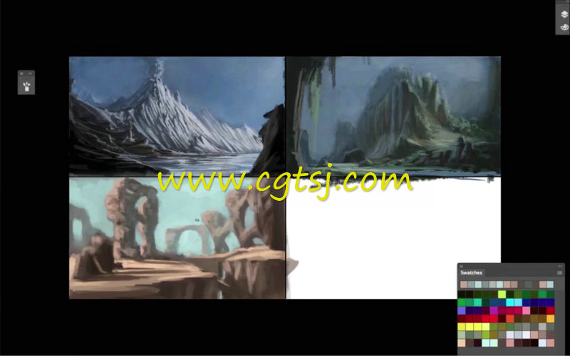 电影游戏概念艺术景观环境视频教程的图片2