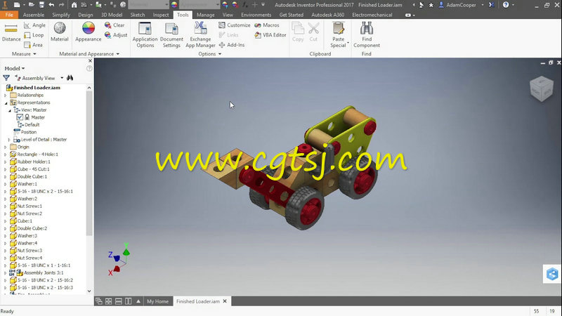 Inventor 2017初学者新功能训练视频教程的图片3