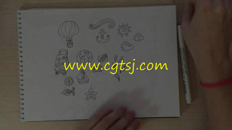 矢量艺术涂鸦绘画训练视频教程的图片1