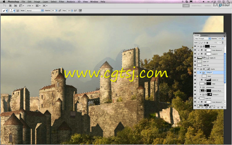 影视级城堡数字绘景CG技术训练视频教程的图片6