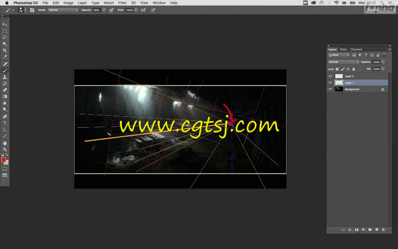 废弃飞船概念设计数字绘景大师级视频教程的图片5