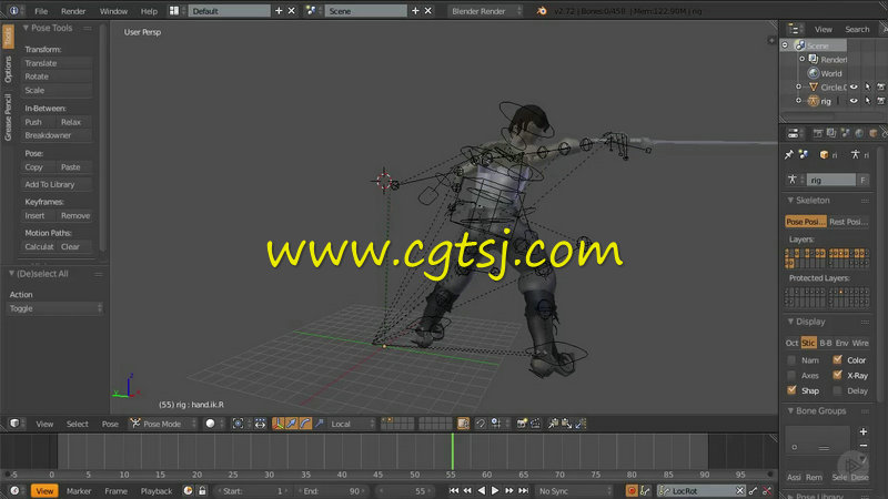 Blender游戏角色动画设计训练视频教程的图片1