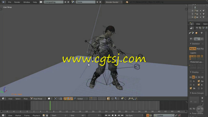 Blender游戏角色动画设计训练视频教程的图片2