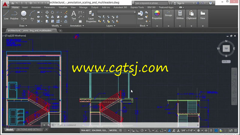 AutoCAD 2017初学者训练视频教程的图片2