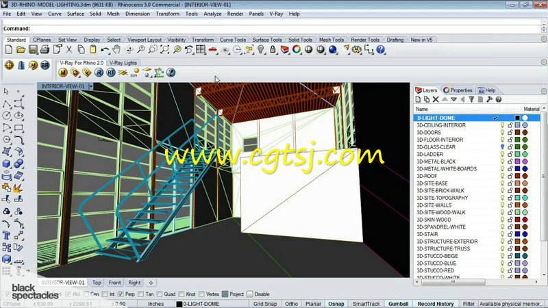 SketchUp与Rhino5中Vray工业渲染技术训练视频教程的图片3