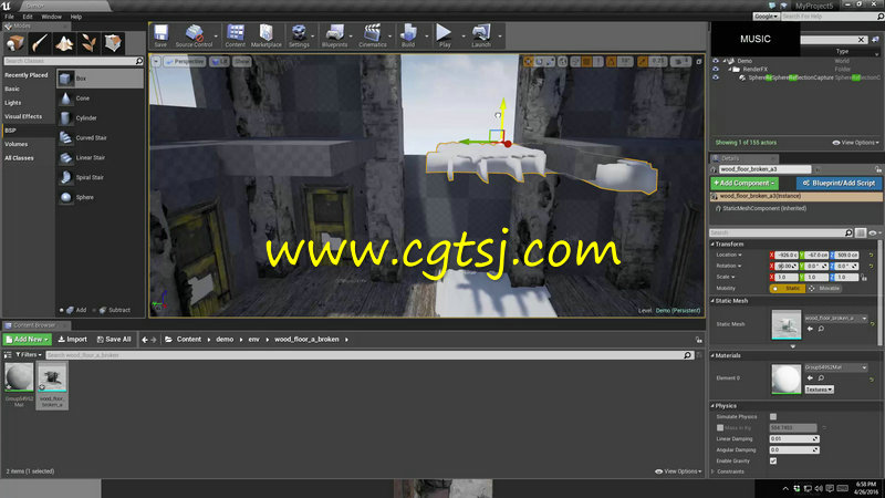 Unreal Engine 4游戏环境场景艺术创作视频教程的图片3