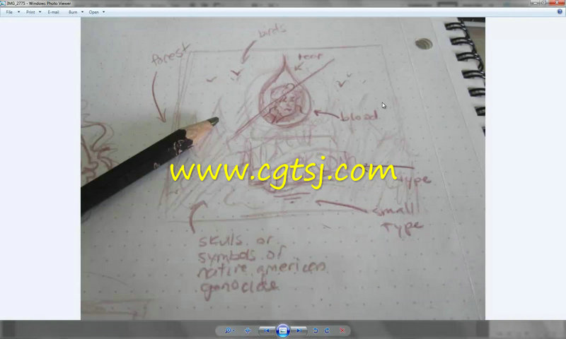 复古肖像插画海报实例制作视频教程的图片2