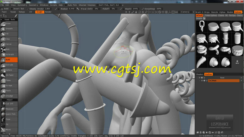 3DCoat雕刻模型核心技术训练视频教程的图片2