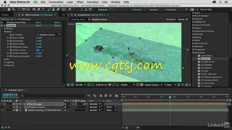 AE文字融入画面高级技术训练视频教程的图片3