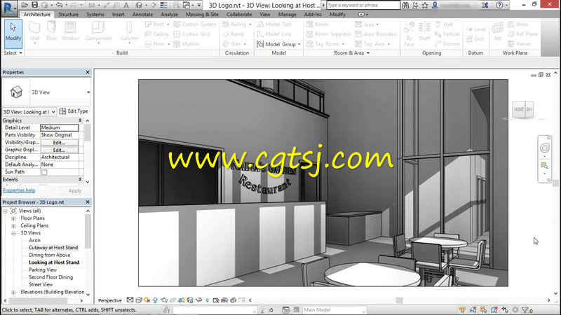 Revit建筑标牌设计训练视频教程的图片4