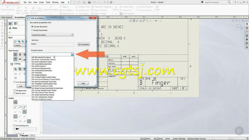 Solidworks工程模板高效利用视频教程的图片1