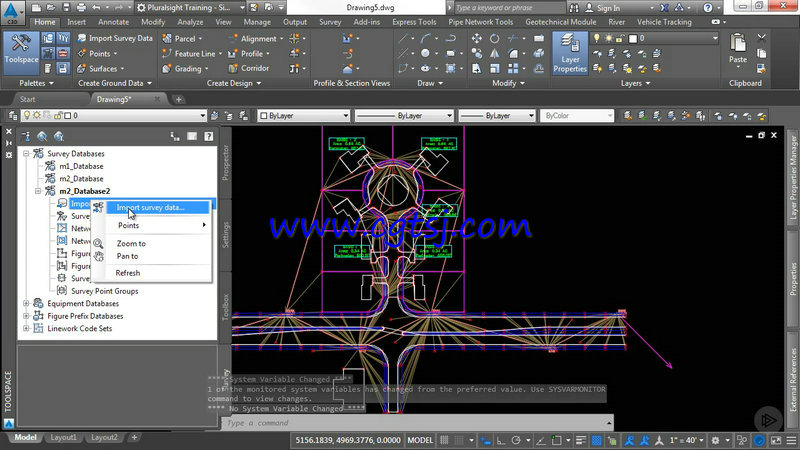 AutoCAD Civil 3D测量技术训练视频教程的图片2