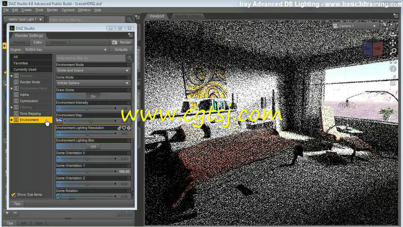 DAZ Studio灯光照明高级技巧视频教程的图片4