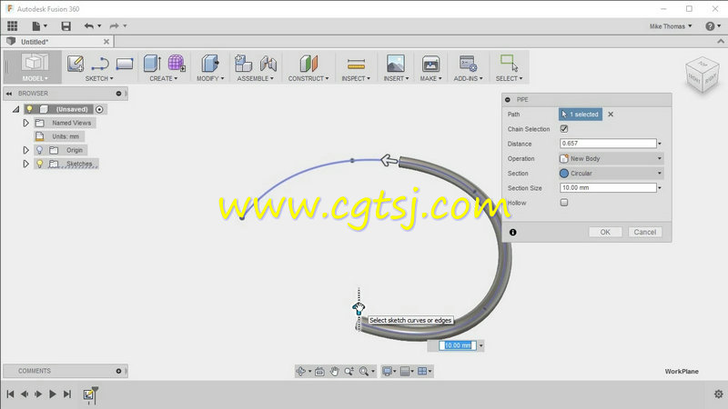 Fusion360零件建模实例训练视频教程的图片4