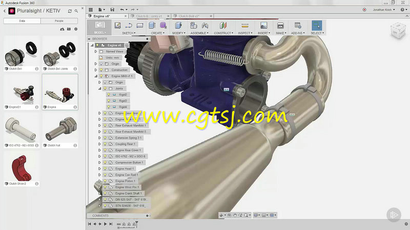 Fusion360组建装配基础训练视频教程的图片2