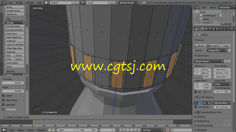 Blender饮料包装瓶实例制作视频教程的图片3