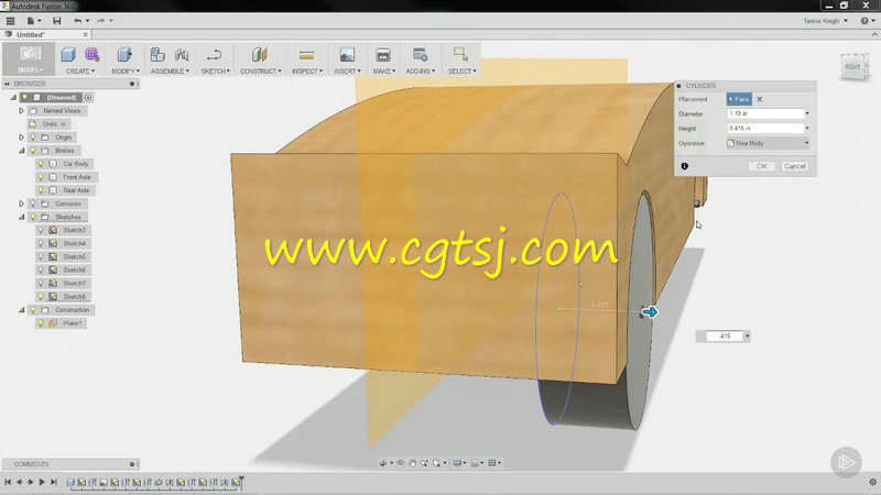 Fusion360木质玩具设计训练视频教程的图片3