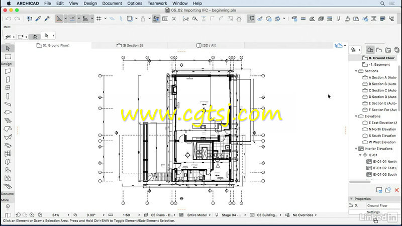 ArchiCAD管理与协作技巧训练视频教程的图片1