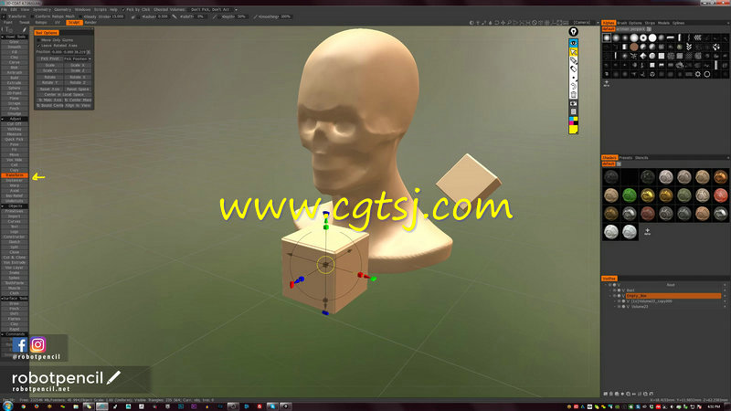 3DCoat角色雕刻基础训练视频教程的图片3