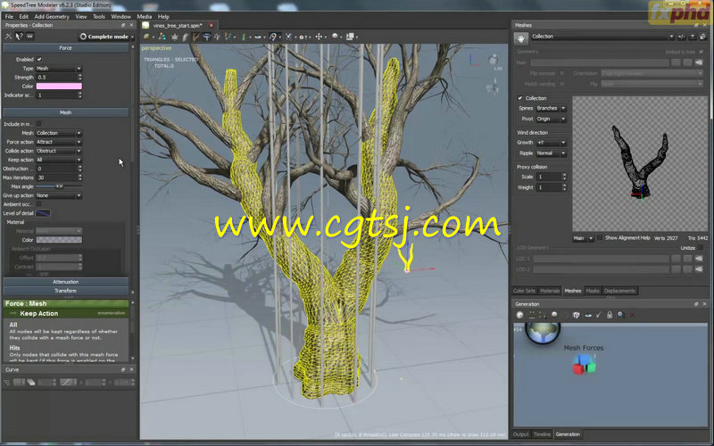 3D树木植物数字绘景技术大师级训练视频教程的图片1