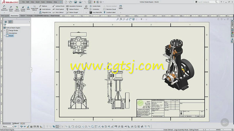 Solidworks图纸制作基础训练视频教程的图片4