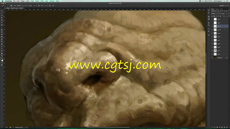 超逼真兽人形象概念艺术绘画训练视频教程的图片1
