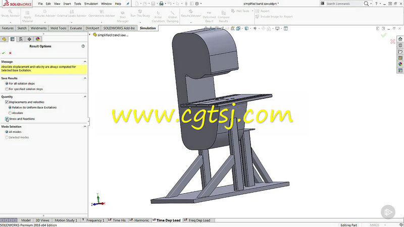 Solidworks非线性动态分析视频教程的图片2