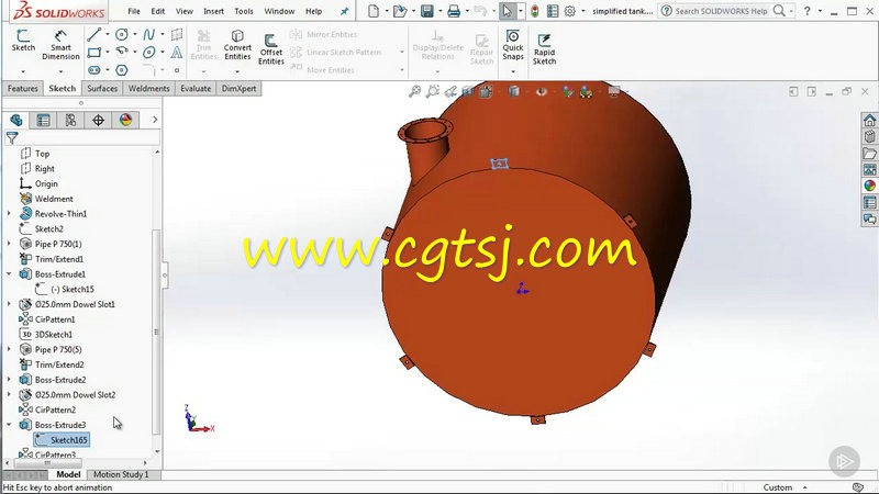 Solidworks模型参数设置训练视频教程的图片1