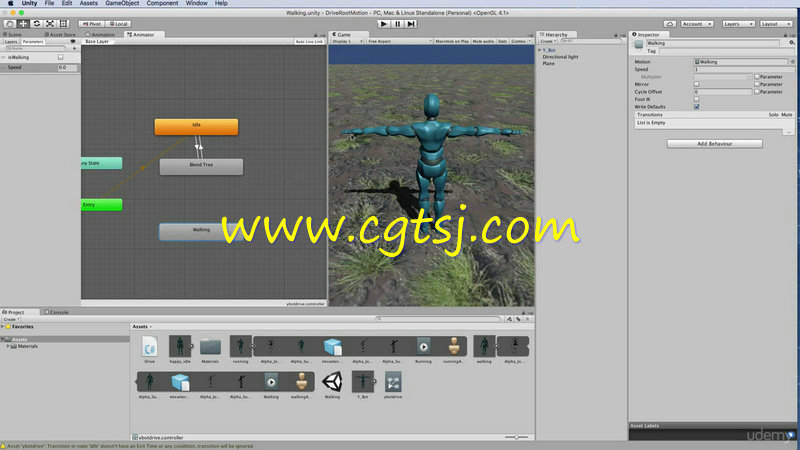Unity大师级游戏动画制作训练视频教程的图片2