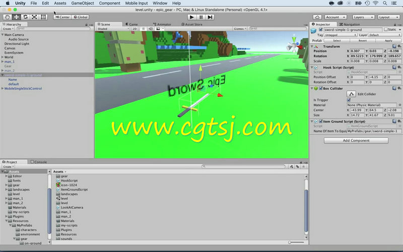 Unity游戏角色与武器专业级设计视频教程的图片4